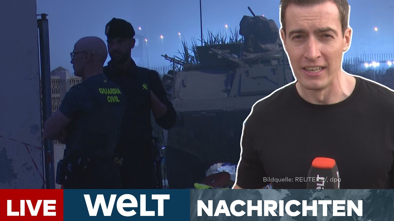 CEUTA-KRISE: "Die haben uns durchgewunken!" Debatte über EU-Grenzschutz!  WELT LIVE STREAM