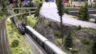 preview picture of video 'Modelleisenbahnbahn Ausstellung 2013 der MEF Windischeschenbach Oberpfalz Module'