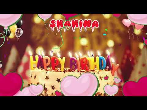 SHAHINA Birthday Song – Happy Birthday Shahina1