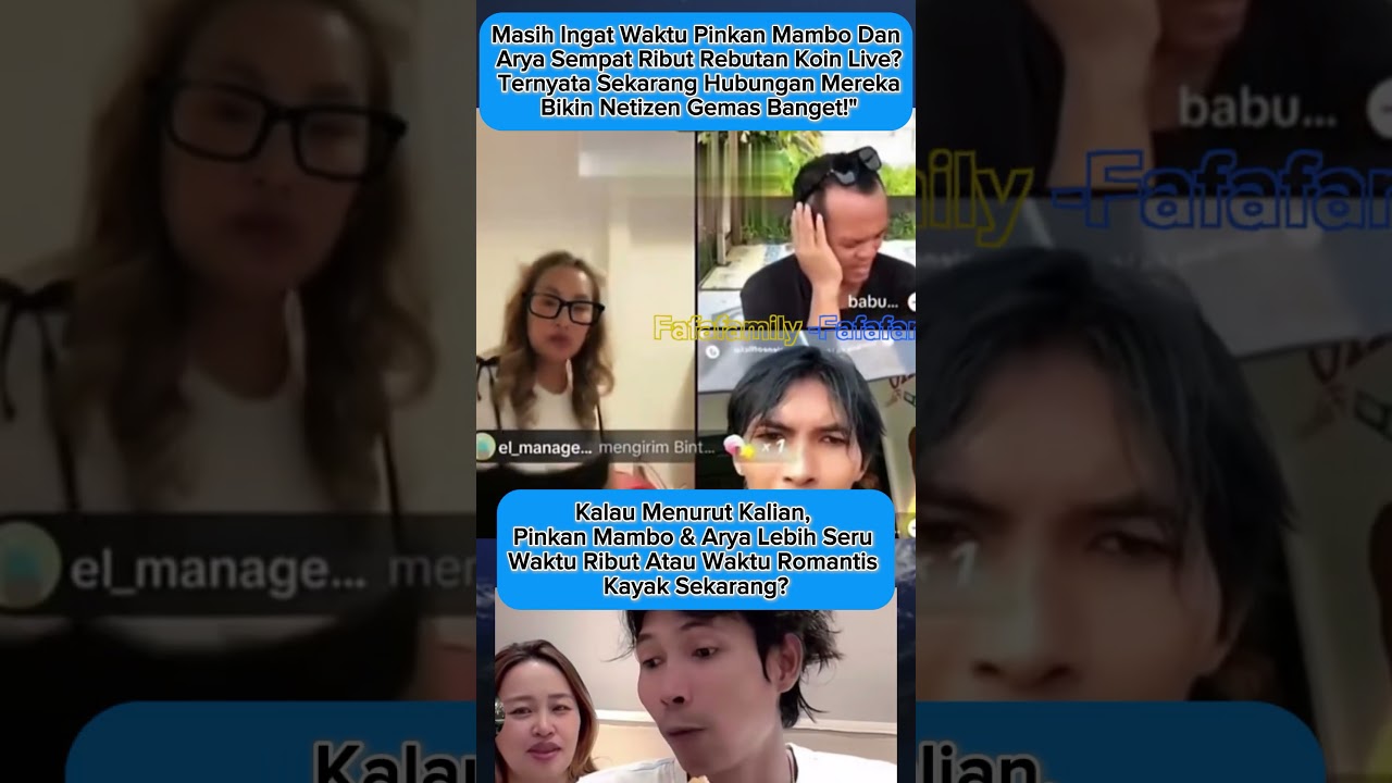 Wow! Pinkan Mambo and Arya once fought over a coin, but now they're really close! #pinkanmambo