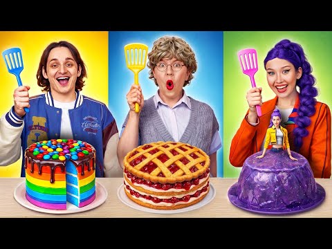 ME vs GRANDMA vs RUMI Cooking Challenge! Ultimate 123 GO! Food Battle 🍔🔥