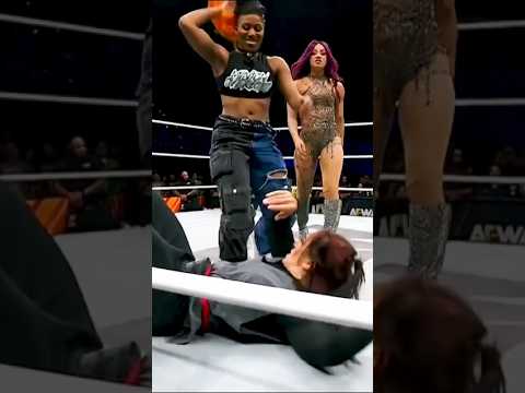 MONE ATHENA TEAM UP AGAINST STATLANDER 😈⚡#shortsfeed#womenswrestling#aew#aewwrestling#aewfullgear#yt