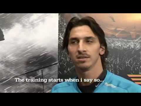 Zlatan Ibrahimovic jokes in a funny interview