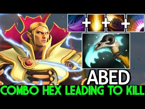 ABED [Invoker] Next Level Pro Combo Hex Leading to Kill 7.22 Dota 2