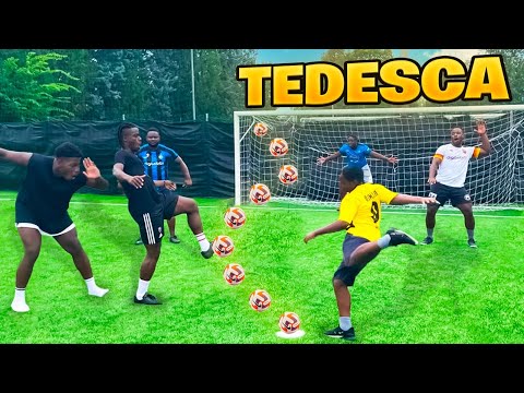 ⚽️TEDESCA Challenge tra 8 FRATELLI 🤯*Incredibile