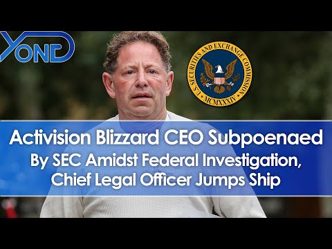 Activision Blizzard CEO Bobby Kotick Subpoenaed By SEC Amidst Federal Investigation & More