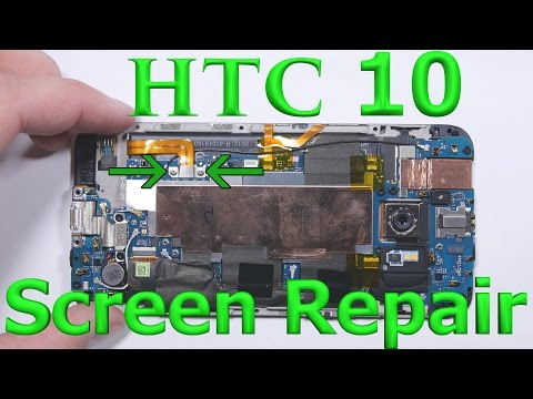 HTC 10 Teardown - Charging port fix - Battery Repair - Screen Replacement