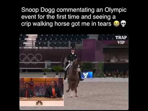 Snoop Dogg commentating an Olympic event for the first time
