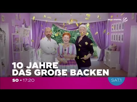 TV Programm heute Abend 17:20 - Sonntag, 04.09.2022 - SAT.1 - Das Große Backen