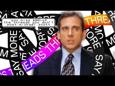 michael scott's threads account (greatest quotes) | The Office US | Comedy Bites