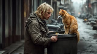 A poor man suddenly becomes rich after finding this cat