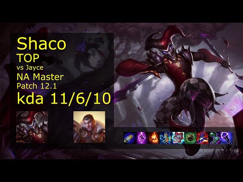 Rank 3 NA Shaco: Top vs Jayce