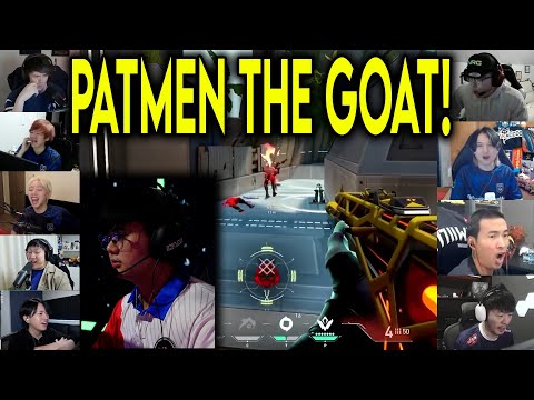 Valorant Streamers Reacts To GE PatMen HITTING THE CRAZIEST ACE Against DFM In VCT