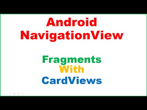 Android NavigationView Ep.01 : Drawer Layout - Show Fragments With CardViews
