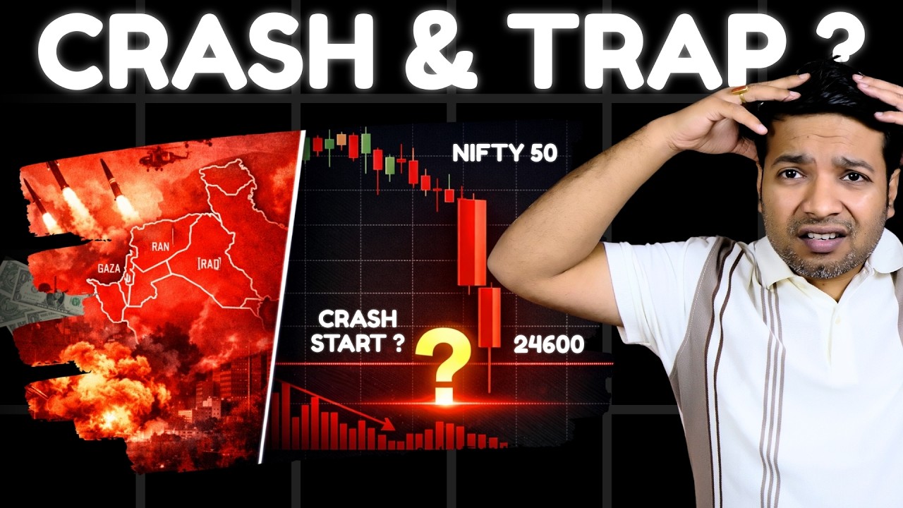 Middle East Tension: Nifty Crash or Trap? | Kal Market Gap Down Hoga? 📉
