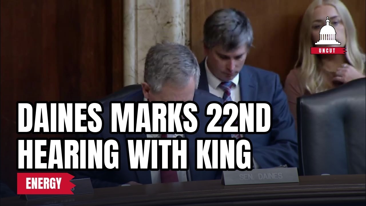 Video: Daines chairs final National Parks subcommittee hearing with King