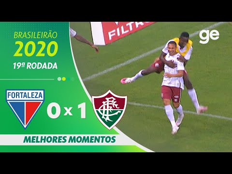 Gols e lances de Fortaleza x Fluminense