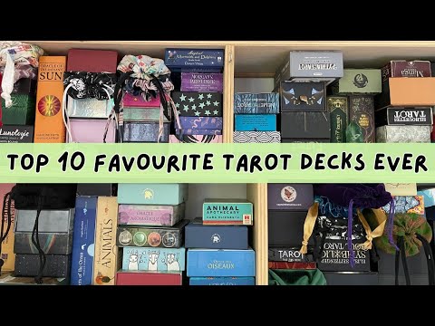 Top 10 Tarot Decks Of All Time 😍  BEST TAROT DECKS (2025 edition)🙃