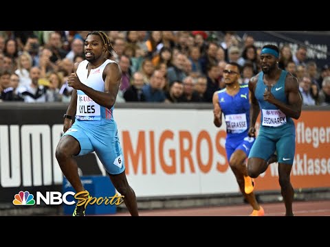 Noah Lyles demolishes Usain Bolt's record in triumphant Zurich 200m victory | NBC Sports