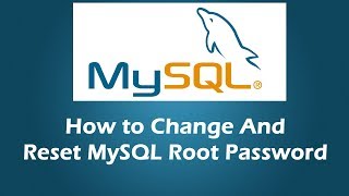 How to reset MySQL root Password