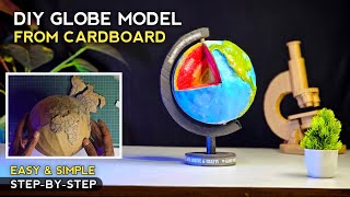 Create A Stunning 3d Globe Model In Minutes! - Simple Tutorial | easy step-by-step #diy #craft