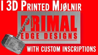 3D Printing Thor's Hammer: An Epic Build