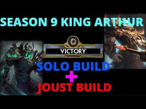 KING ARTHUR SOLO BUILD + Joust Build Season 9 Smite