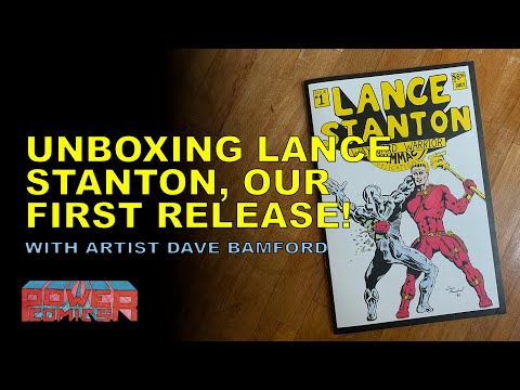 Unboxing Lance Stanton, our first comic release – available now!