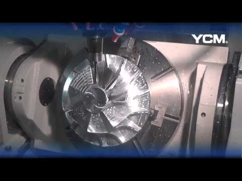 YCM NFX380A Cutting Demonstration