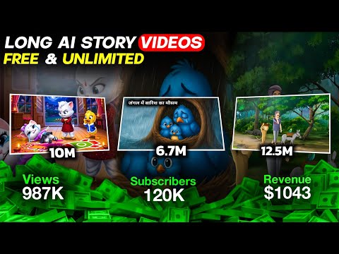 How To Create Long AI Videos FREE | Al Se Lambe Video Kaise Banaye FREE  ( FULL COURSE ) 