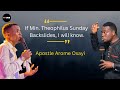 Watch to learn why Apostle Arome Osayi said this ☝🏽 about Min Theophilus Sunday