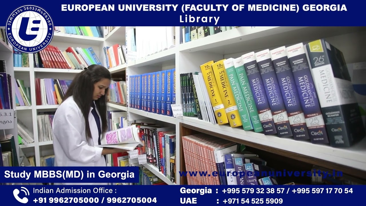 European University  Library | MBBS In Georgia