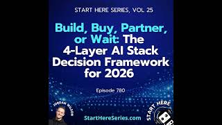Ep 780: Build, Buy, Partner, or Wait: The 4-Layer AI Stack Decision Framework for 2026 (Start Her...