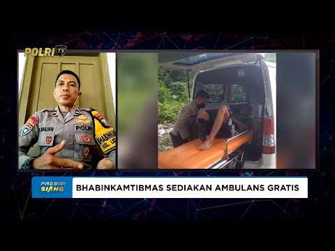 LIVE - BHABINKAMTIBMAS KELURAHAN LEDOK KULON, POLRES BOJONEGORO SEDIAKAN AMBULANS GRATIS