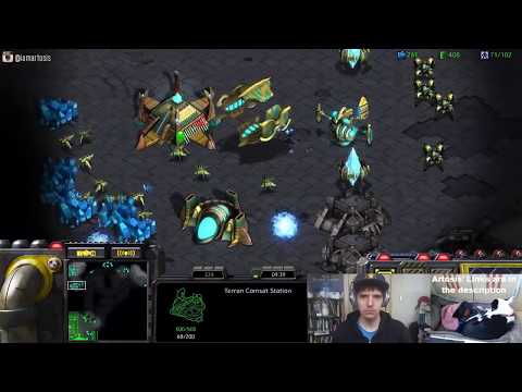 StarCraft Remastered - 1v1 Artosis' Games of SC:R (T) vs Peanut_LoTTo (P) Circuit Breakers