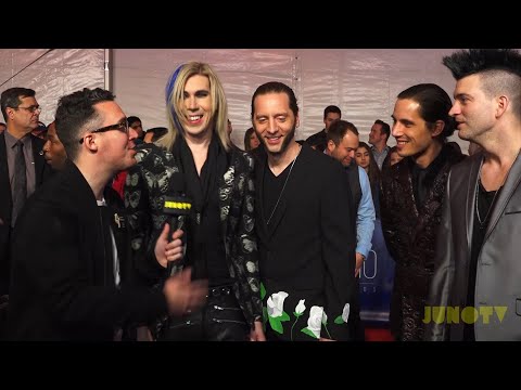 Marianas Trench on the 2017 JUNO Awards Red Carpet
