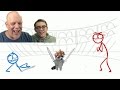 REACTION VIDEOS Dick Figures 26 Zeusbag Nature S Ninja Has Nature Calling