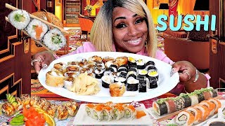 Sushi Mukbang Veggie Style