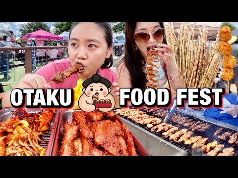 Amazing Street Eats At Japanese Anime Festival | Otaku Food Fest & Night Market | Houston, TX