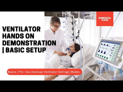 Ventilator Hands on Demonstration| Basics |Ventilator Settings| Modes| Drager Savina 300| Biomedical