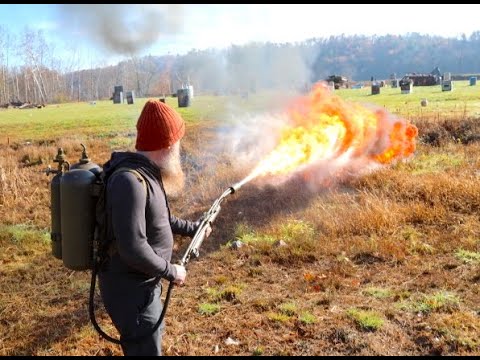 Flamethrowers of WW2 - M1, M1A1, M2, F41 #flamethrower #machinegun #ww2 #guns #military