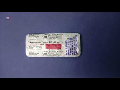 100mg aceclofenac tablet ip