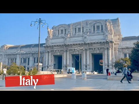 Milão - Aeroporto para estação ferroviária Centrale e check-in em nosso airbnb 🇮🇹