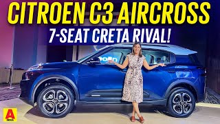 Citroen C3 Aircross - 7 seat Hyundai Creta rival coming soon! | First Look | Autocar India