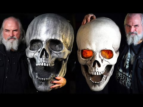 Giant Halloween Skull Decorations