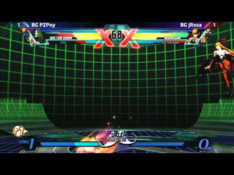 UMVC3 BG PZPoy vs BG JRosa - Curleh Mustache 5 Stream 2