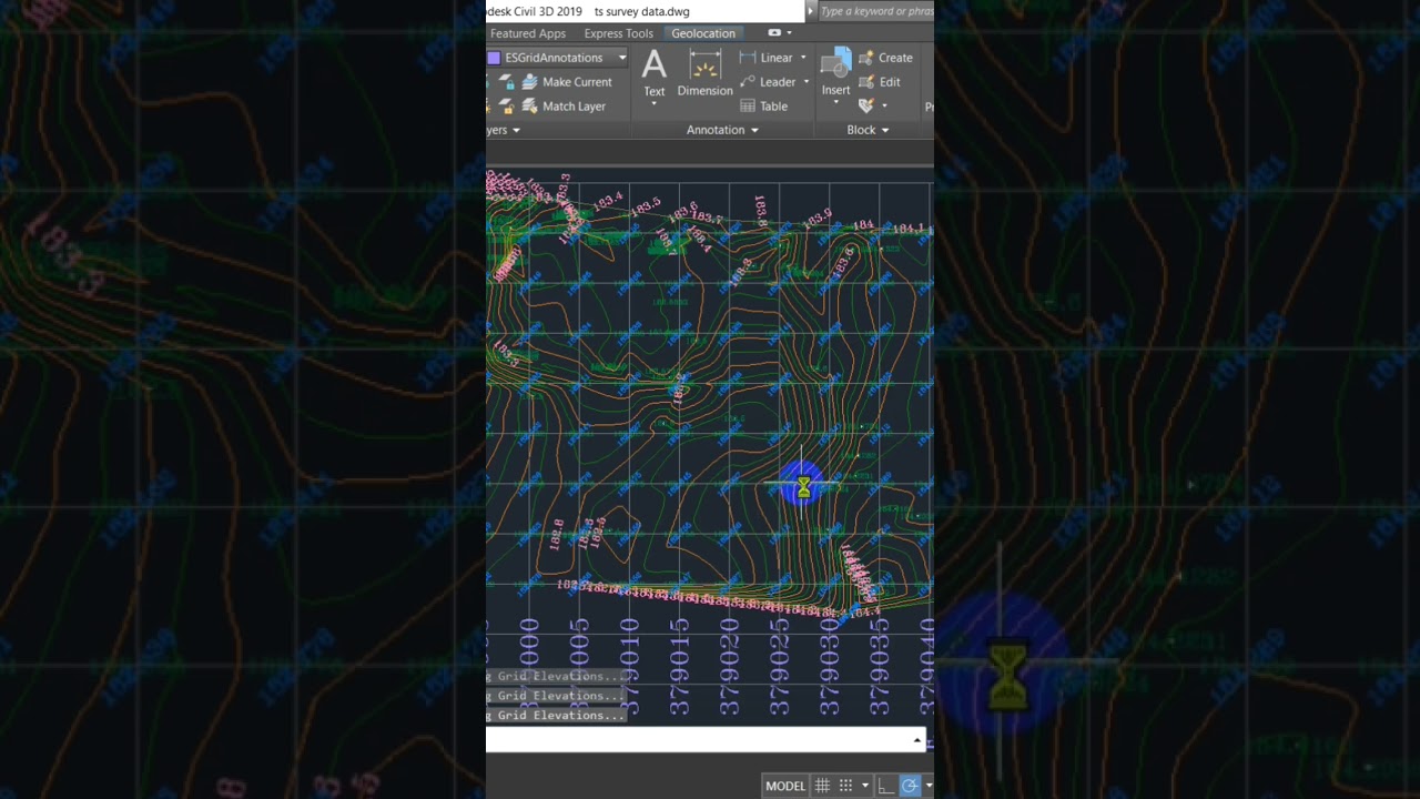creat contour in 30 second#google Earth#kml #road #survey #how #alignment #cad #horizontal#distance
