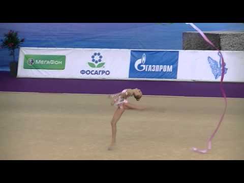 Kudryavtseva Jana (RUS)  ribbon   World Cup S-Petersburg 2013  Qual