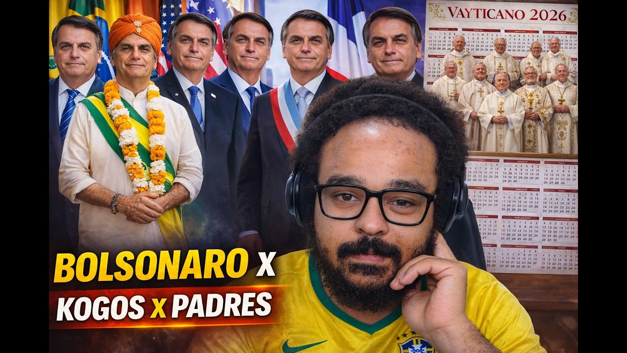 Trecho da live - Os clones de Bolsonaro, Paulo Kogos e as padarias e calendário do Vaticano 2026