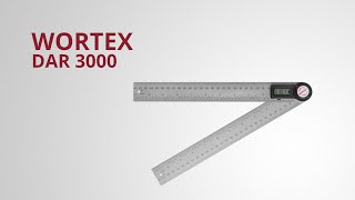 Digital angle ruler WORTEX DAR 3000